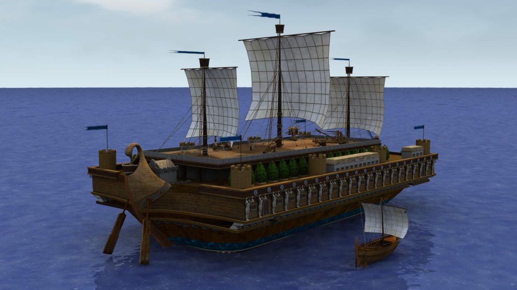Laivo Syracusia rekonstrukcija
